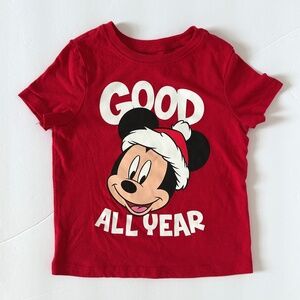 NWOT Toddler Mickey Mouse Christmas Shirt